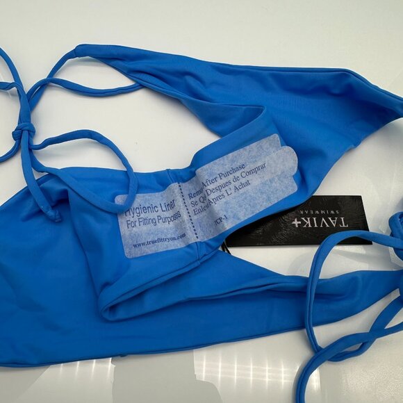 Tavik Women's Mirage Top‎ / Jax Tie Side Swim Combo Set, Size Large, Marina Blue - Picture 9 of 13